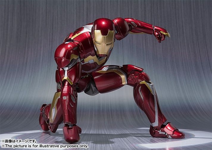 Avengers: Age of Ultron S.H.Figuarts Iron Man Mark XLV Action Figure (2nd Production Run) Gallery Image 3