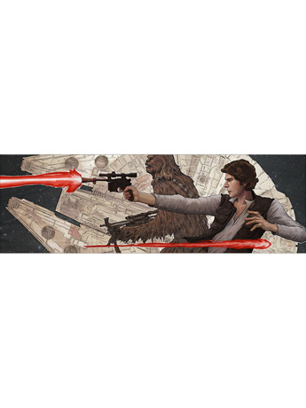 Star Wars Smiles, Lies and Blasters Limited Edition Lithograph Gallery Image 2