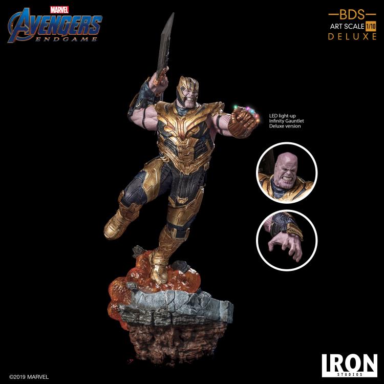 Avengers: Endgame Battle Diorama Series Thanos 1/10 Deluxe Art Scale Limited Edition Statue Gallery Image 3