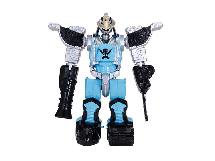 Zord Builder Collection Zord Armor Ranger - Deluxe Silver Megazord Armor Ranger Gallery Image 1