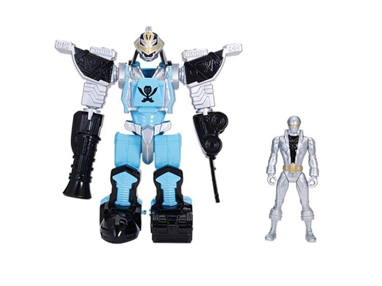 Zord Builder Collection Zord Armor Ranger - Deluxe Silver Megazord Armor Ranger Gallery Image 2