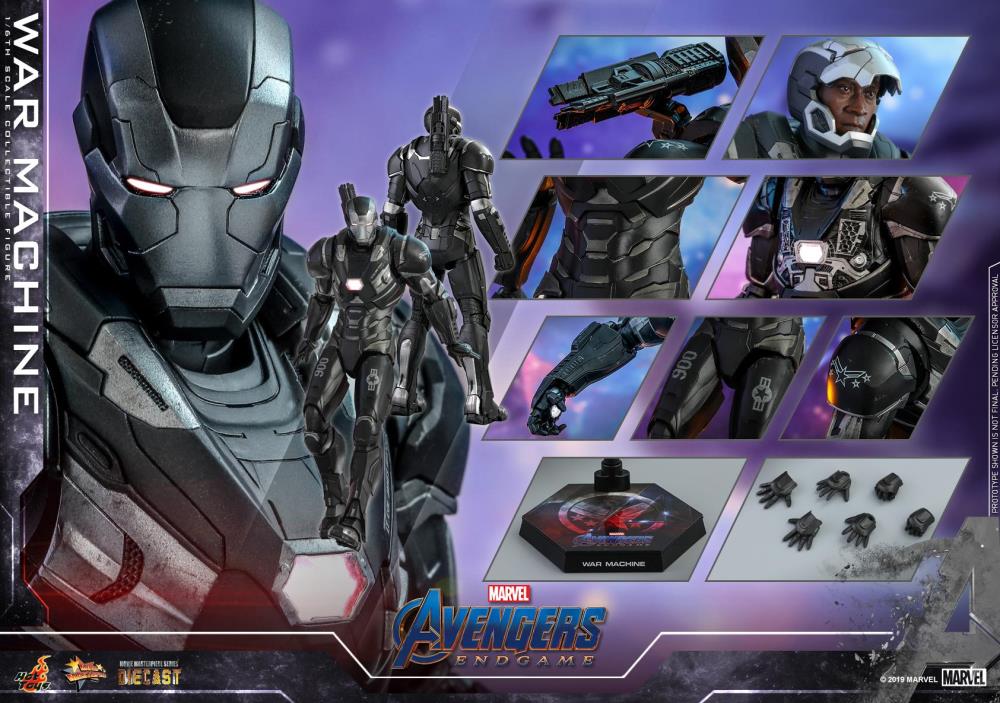 Avengers: Endgame MMS530D31 War Machine 1/6th Scale Collectible Figure Gallery Image 13