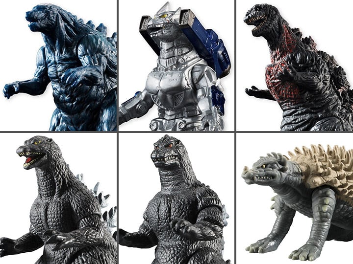 Godzilla 3.50" Wave 2 Box of 10 Figures Gallery Image 1
