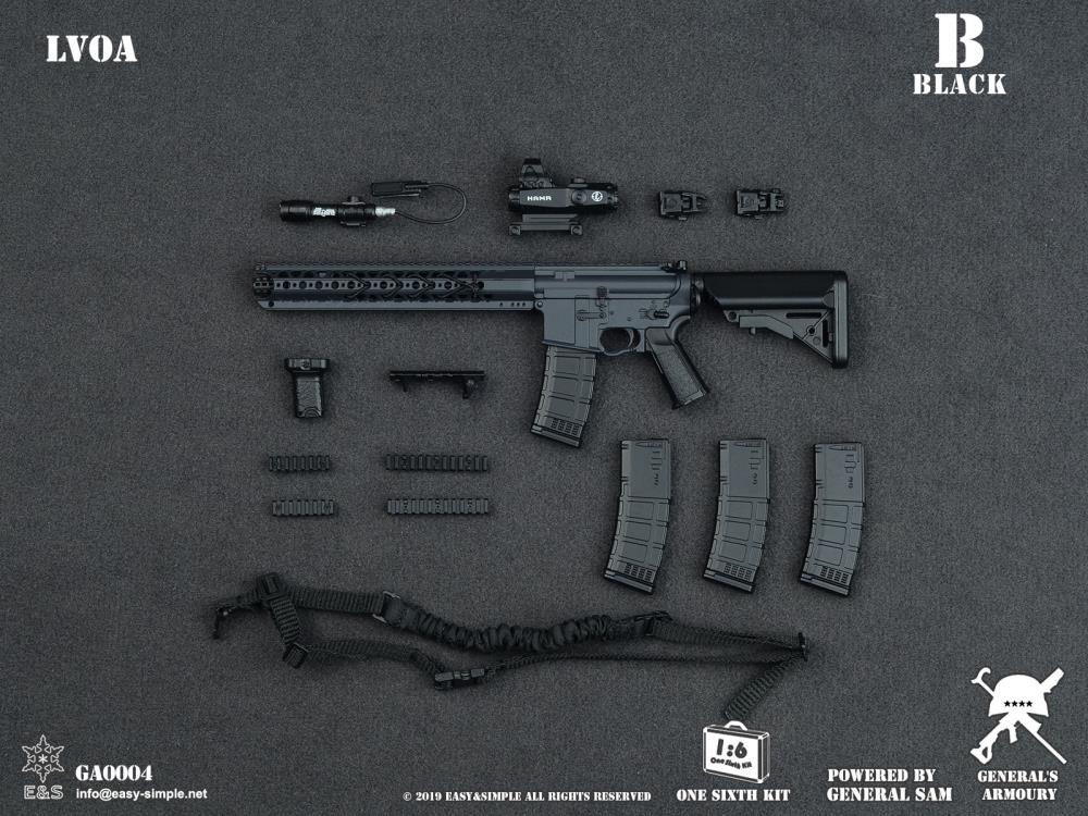 General's Armoury GA0004 LVOA (Black) 1/6 Scale Accessory Set Gallery Image 7