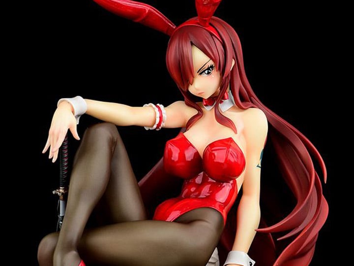 Fairy Tail Erza Scarlet (Bunny Girl Style) Red Costume Ver. 1/6 Scale Figure Gallery Image 1