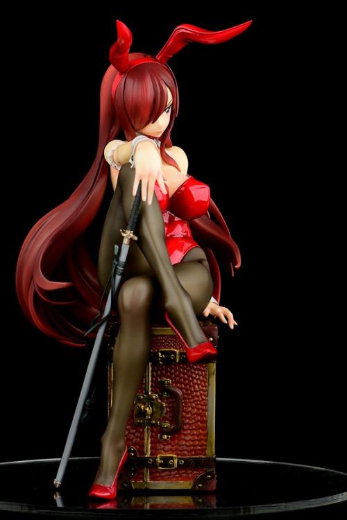 Fairy Tail Erza Scarlet (Bunny Girl Style) Red Costume Ver. 1/6 Scale Figure Gallery Image 7
