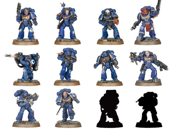 Warhammer 40,000 Space Marine Heroes Wave 1 Box of 24 Model Kits