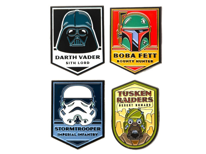 Star Wars Dark Side of the Force Pin Set Gallery Image 1