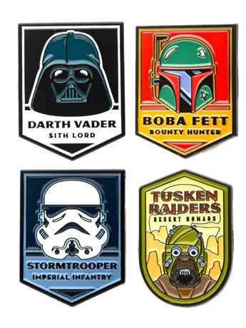 Star Wars Dark Side of the Force Pin Set Gallery Image 2