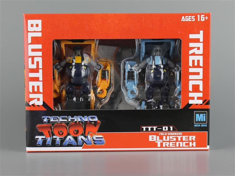 Techno Toon Titans:  TTT-01 Bluster & TTT-02 Trench Two Pack Gallery Image 3