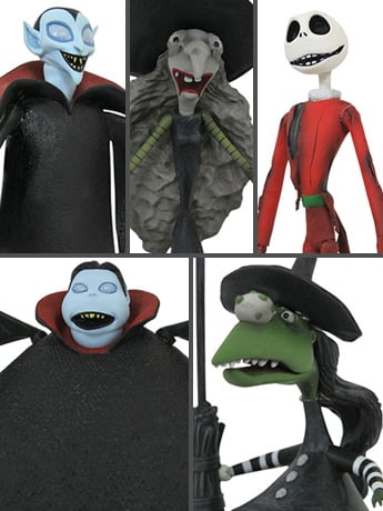 The Nightmare Before Christmas Select Series Wave 8 Set of 3 Figures Gallery Image 2