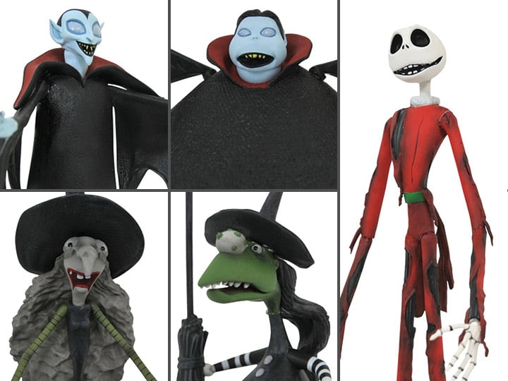 The Nightmare Before Christmas Select Series Wave 8 Set of 3 Figures Gallery Image 1