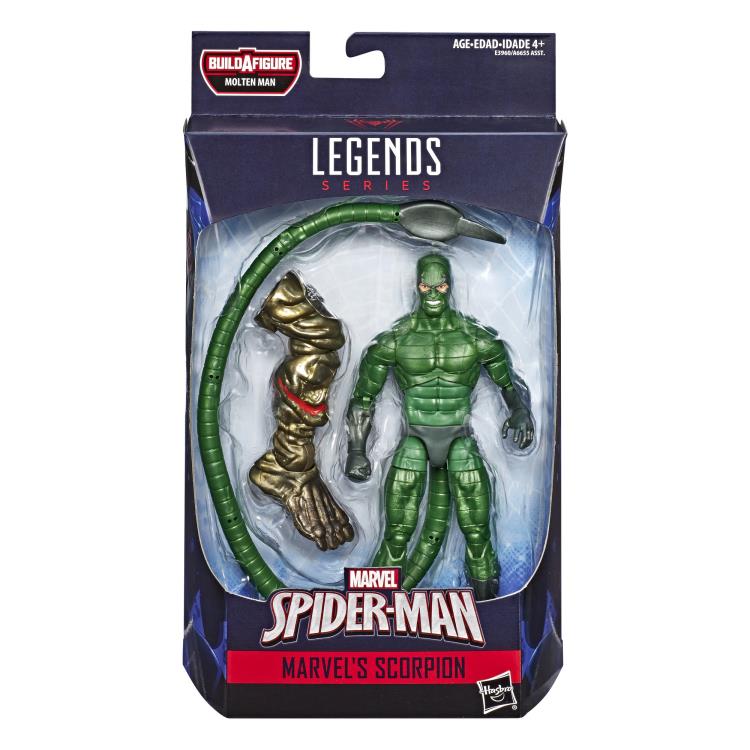 Spider-Man Marvel Legends Marvel's Scorpion (Molten Man BAF) Gallery Image 10