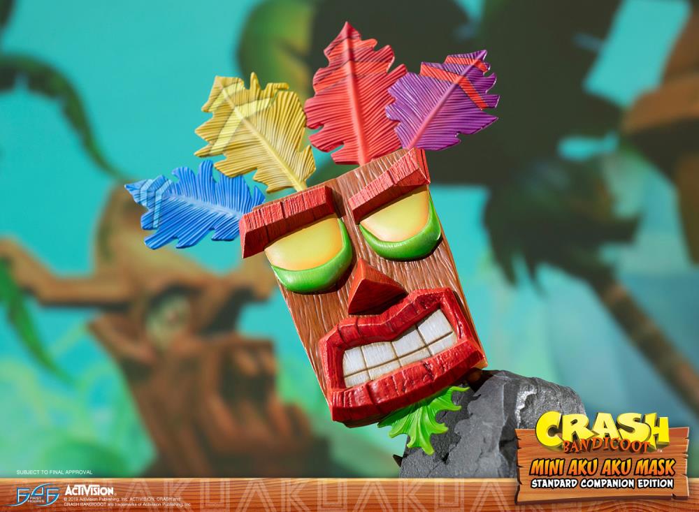 Crash Bandicoot Mini Aku Aku Mask Standard Companion Edition Gallery Image 12