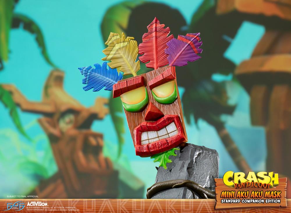Crash Bandicoot Mini Aku Aku Mask Standard Companion Edition Gallery Image 10