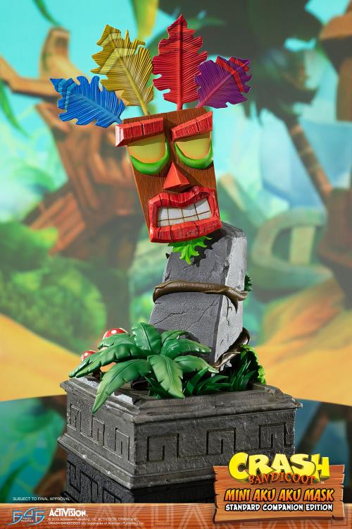 Crash Bandicoot Mini Aku Aku Mask Standard Companion Edition Gallery Image 4