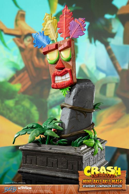 Crash Bandicoot Mini Aku Aku Mask Standard Companion Edition Gallery Image 3