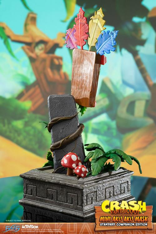 Crash Bandicoot Mini Aku Aku Mask Standard Companion Edition Gallery Image 6