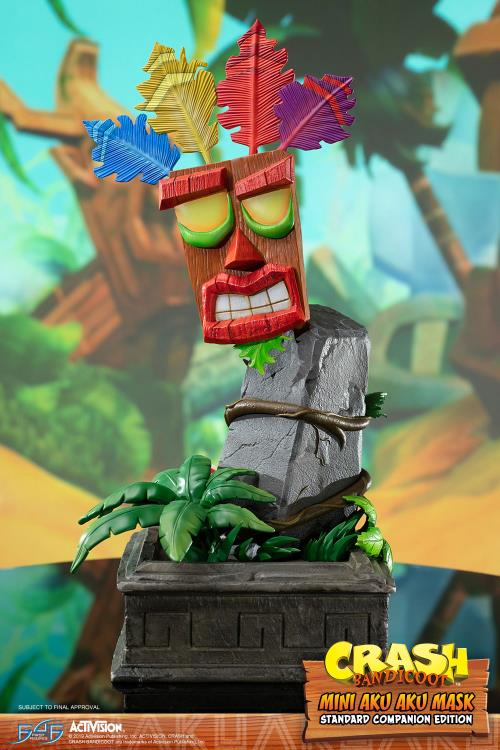 Crash Bandicoot Mini Aku Aku Mask Standard Companion Edition Gallery Image 9