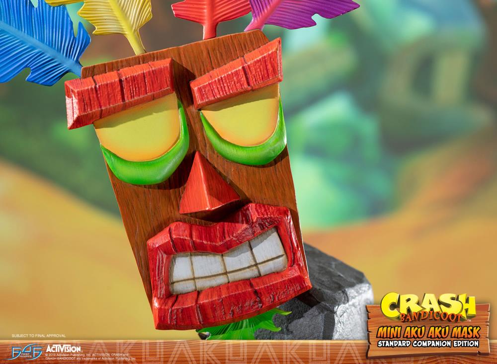 Crash Bandicoot Mini Aku Aku Mask Standard Companion Edition Gallery Image 11