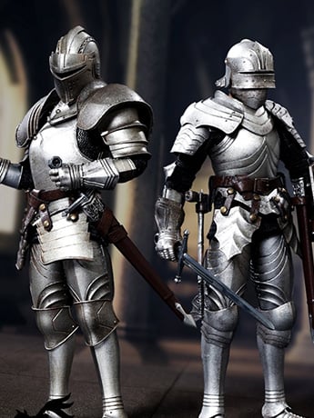 Palm Empires Bodyguard Knight 1/12 Scale Figure Two-Pack Gallery Image 2