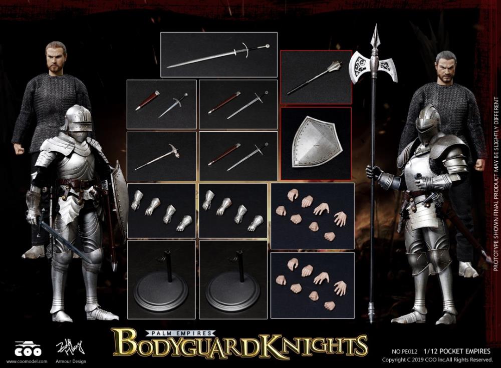 Palm Empires Bodyguard Knight 1/12 Scale Figure Two-Pack Gallery Image 9