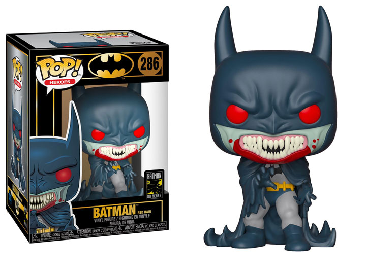 Pop! Heroes: Batman 80th - Red Rain Batman (1991) Gallery Image 1