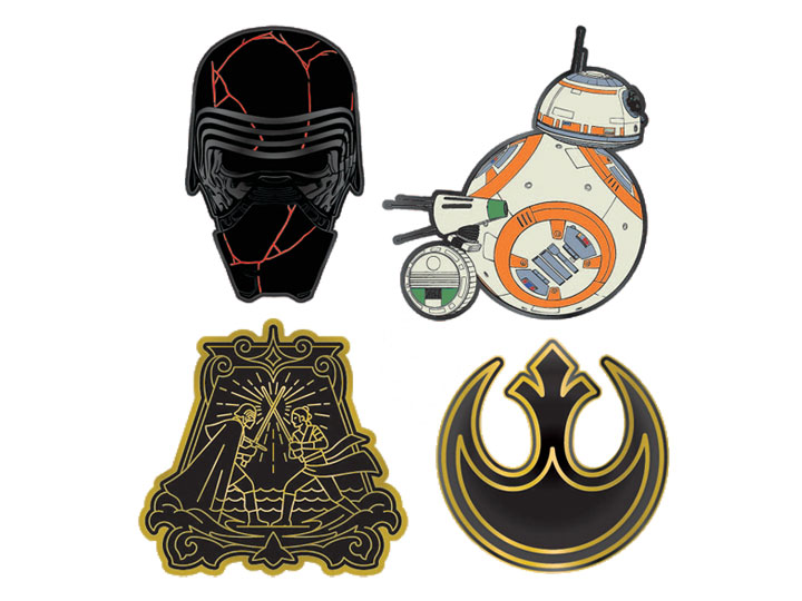 Star Wars: The Rise of Skywalker Enamel Pin Set Gallery Image 1
