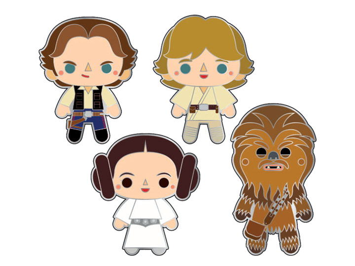 Star Wars Enamel Pin Set (A New Hope) Gallery Image 1