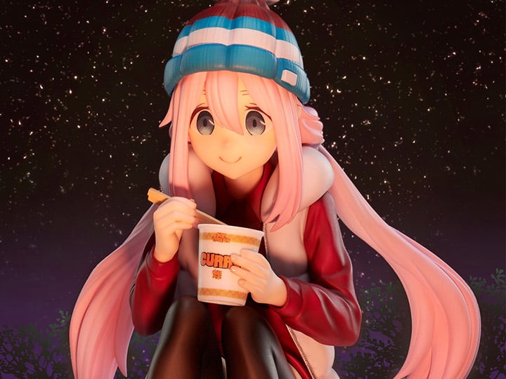 Laid-Back Camp F:Nex Nadeshiko Kagamihara 1/8 Scale Premium Noodle Stopper Figure Gallery Image 1