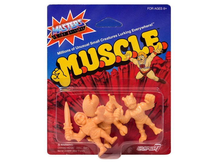 Masters of The Universe M.U.S.C.L.E. Wave 3 Pack A Gallery Image 1