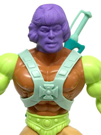 MOTU Giants He-Man (Test Shot Colorway D) SDCC 2015 Exclusive