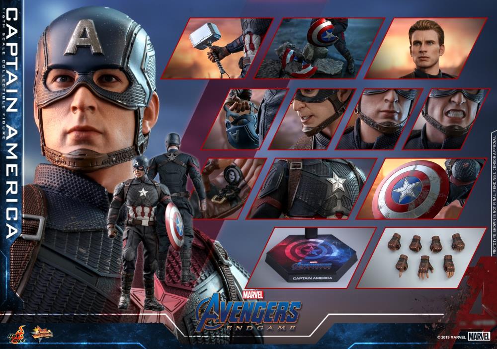 Avengers: Endgame MMS536 Captain America 1/6th Scale Collectible Figure Gallery Image 29