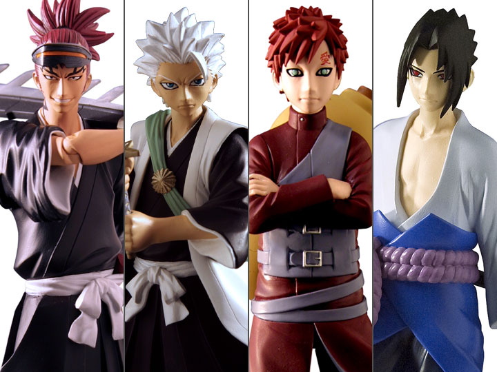 Naruto Shippuden & Bleach Viz Collection Series 2 Set of 4