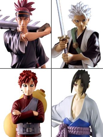 Naruto Shippuden & Bleach Viz Collection Series 2 Set of 4