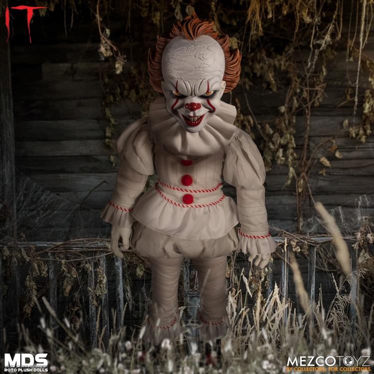 IT (2017) Mezco Designer Series Pennywise Roto Plush Doll Gallery Image 5