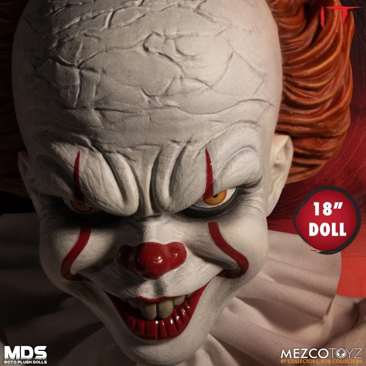 IT (2017) Mezco Designer Series Pennywise Roto Plush Doll Gallery Image 8