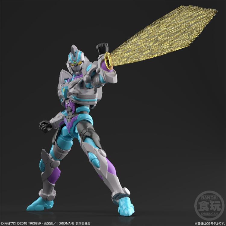 SSSS.Gridman Super Mini-Pla Gridknight & Gridman (Initial Fighter) Exclusive Model Kit Set Gallery Image 8