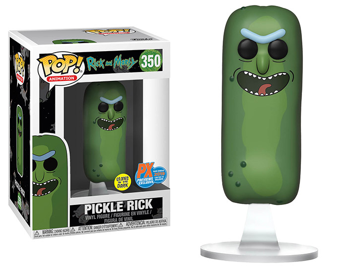 Pop! Animation: Rick and Morty - Pickle Rick Limited Edition SDCC 2019 Exclusive Gallery Image 1