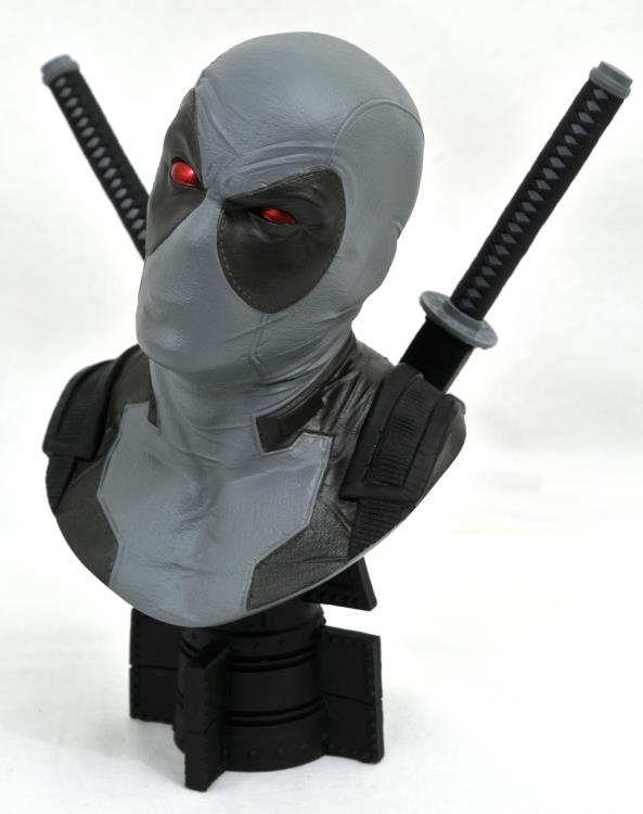 Marvel Legends in 3D X-Force Deadpool 1/2 Scale Limited Edition SDCC 2019 Exclusive Bust Gallery Image 4