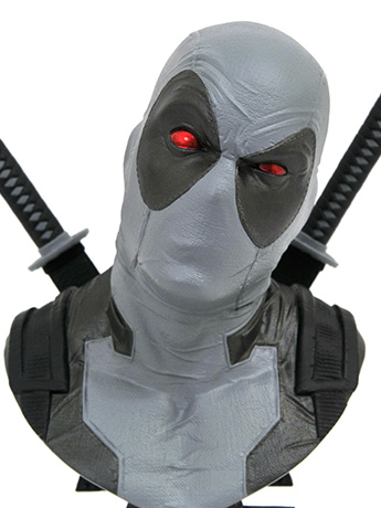 Marvel Legends in 3D X-Force Deadpool 1/2 Scale Limited Edition SDCC 2019 Exclusive Bust Gallery Image 2