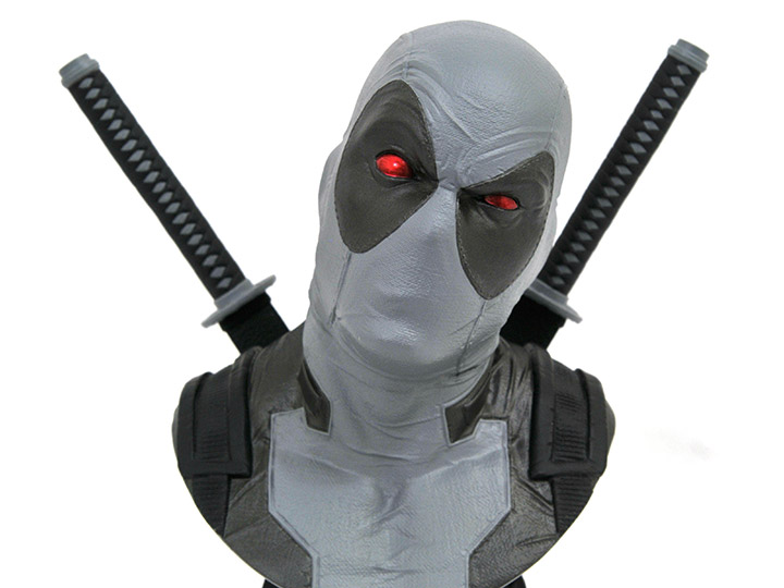 Marvel Legends in 3D X-Force Deadpool 1/2 Scale Limited Edition SDCC 2019 Exclusive Bust Gallery Image 1