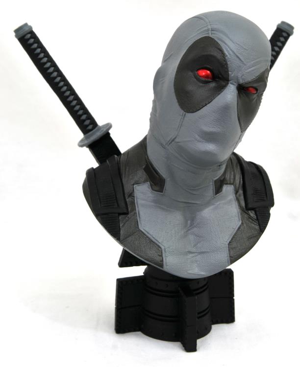 Marvel Legends in 3D X-Force Deadpool 1/2 Scale Limited Edition SDCC 2019 Exclusive Bust Gallery Image 5