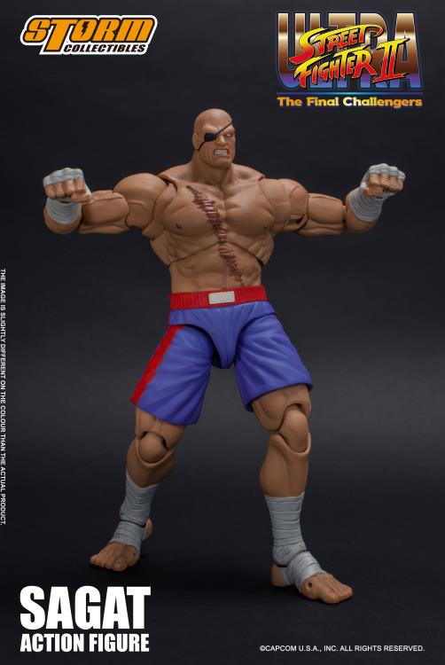Storm CollectiblesストリートファイターII サガット 1/12 Street Fighter II Sagat 1/12 Scale Figure
