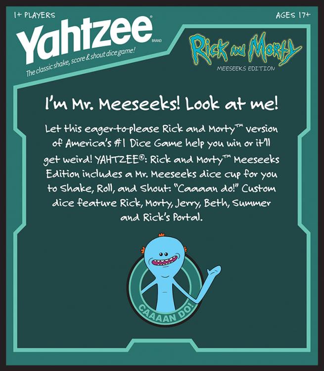 Yahtzee: Rick And Morty Meeseeks Edition Gallery Image 4