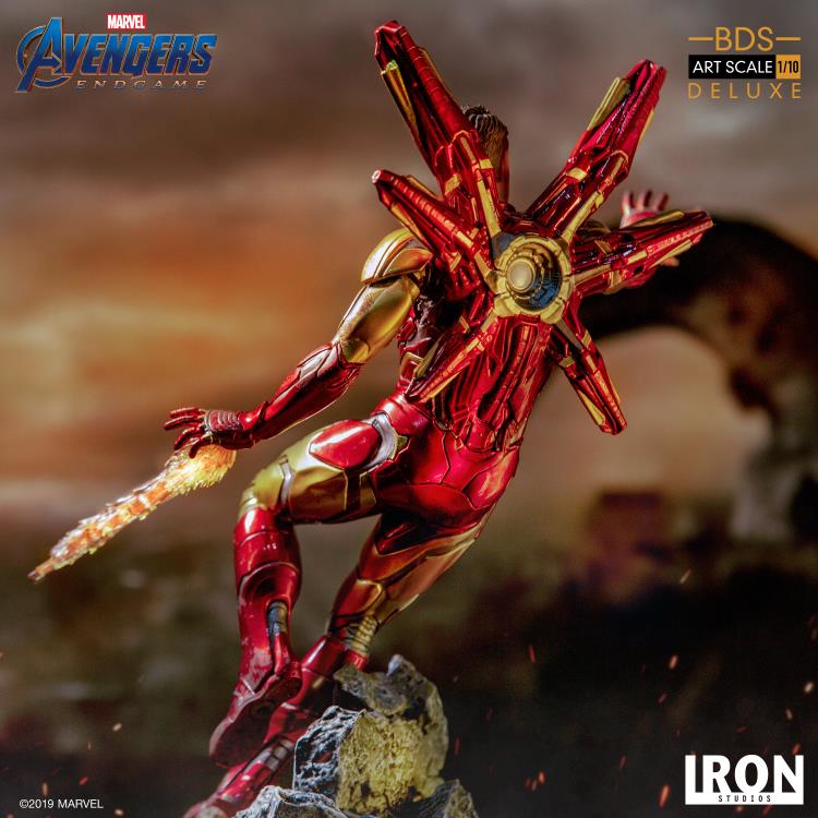 Avengers: Endgame Battle Diorama Series Iron Man Mark LXXXV 1/10 Deluxe Art Scale Limited Edition Statue Gallery Image 13