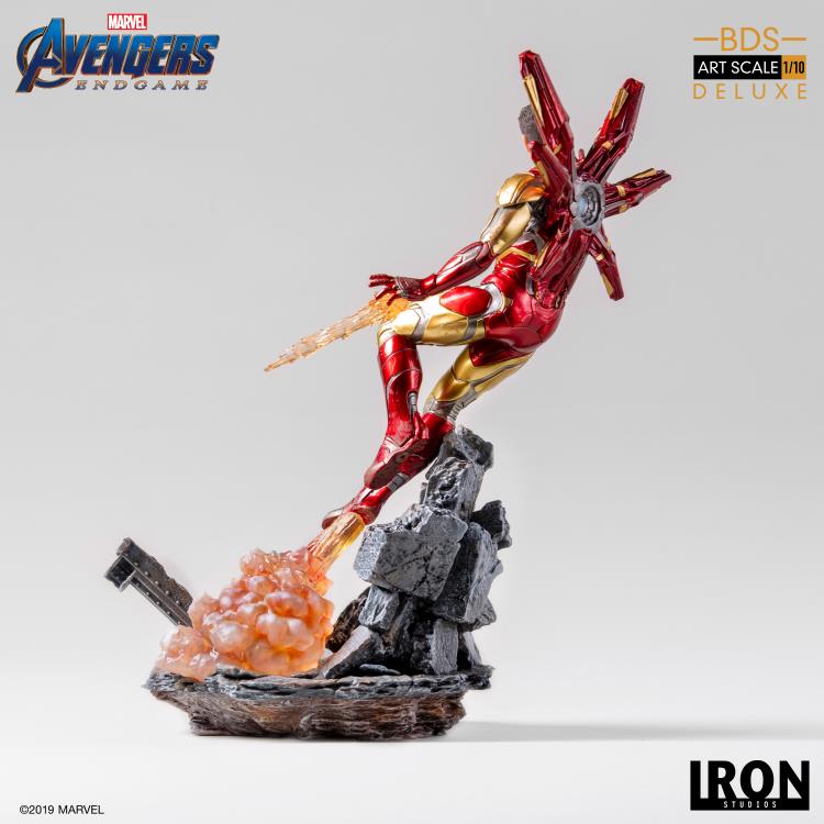 Avengers: Endgame Battle Diorama Series Iron Man Mark LXXXV 1/10 Deluxe Art Scale Limited Edition Statue Gallery Image 6