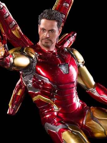 Avengers: Endgame Battle Diorama Series Iron Man Mark LXXXV 1/10 Deluxe Art Scale Limited Edition Statue Gallery Image 2