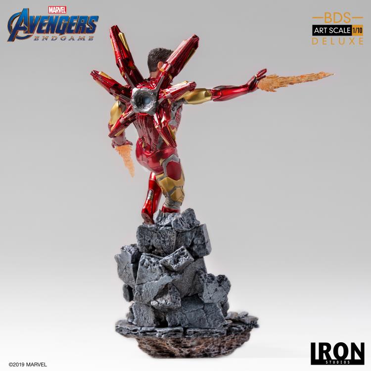 Avengers: Endgame Battle Diorama Series Iron Man Mark LXXXV 1/10 Deluxe Art Scale Limited Edition Statue Gallery Image 5