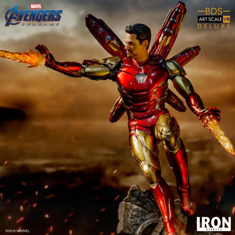 Avengers: Endgame Battle Diorama Series Iron Man Mark LXXXV 1/10 Deluxe Art Scale Limited Edition Statue Gallery Image 11